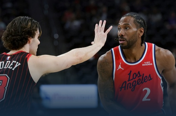 快船力克公牛豪取四连胜 伦纳德28分引领进攻风